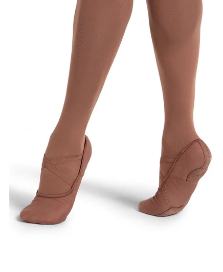 Женские балетки Capezio Hanami Canvas, мокко