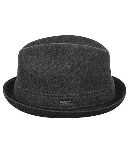 Мужская шерстяная фетровая шляпа Kangol Player dark flannel