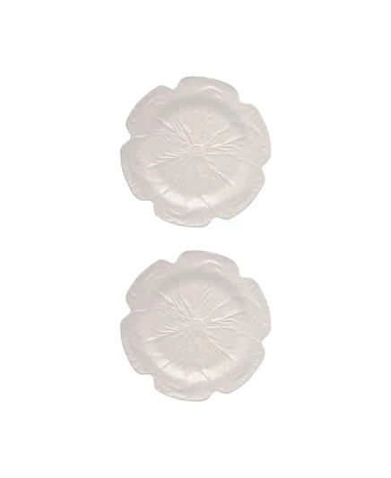 Подтарельники Bordallo Pinheiro Cabbage, 2 шт., белые