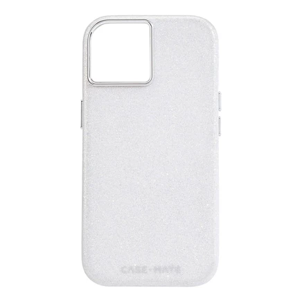 Чехол-накладка Silicone Shimmer MagSafe Case для Apple iPhone 15 / iPhone 14 / iPhone 13 без цвета