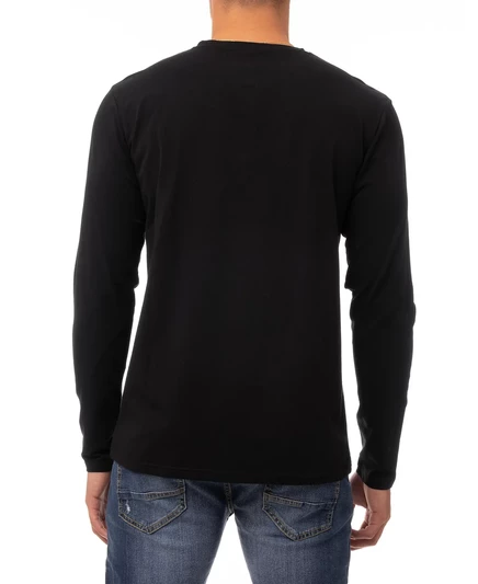Мужская эластичная футболка X-Ray Henley, черная