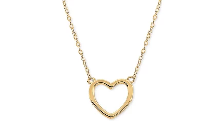 Женское ожерелье Macy's Open Heart 17″ 10k золото