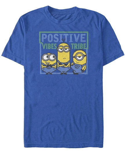 Мужская футболка Fifth Sun Minions Positive Vibes Tribe, синяя