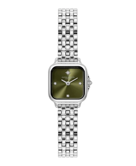 Женские часы Olivia Burton Grosvenor Mini 20 мм, серебристые