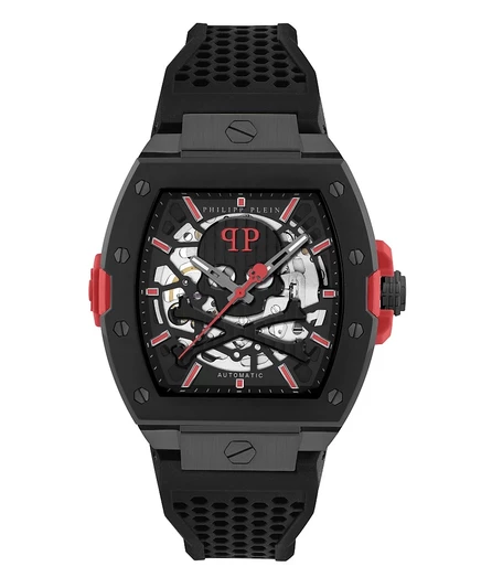 Мужские часы Philipp Plein The Keleton 2.0, черные