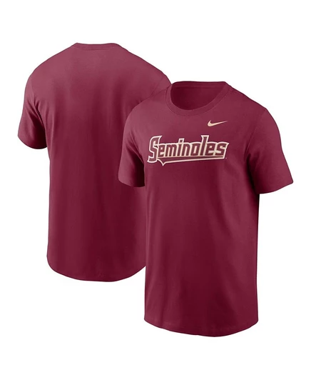 Мужская футболка Nike Florida State Seminoles с надписью, красная