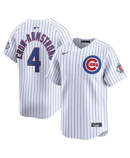 Мужская майка Nike Pete Crow-Armstrong Chicago Cubs, белая