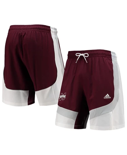 Мужские шорты Adidas Swingman Mississippi State, красные