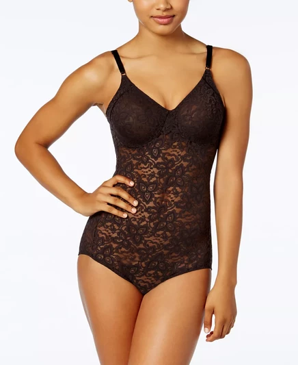  Женское облегающее кружево для контроля объема живота N Smooth Body Shaper DF8L10 black