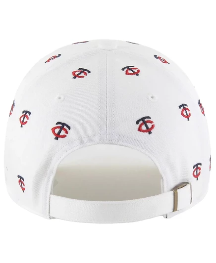 Женская кепка '47 Brand Minnesota Twins Confetti, белая