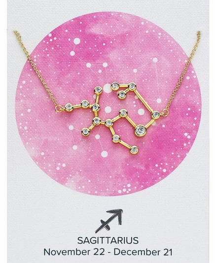 Женское ожерелье Sterling Forever, When Stars Align, Стрелец