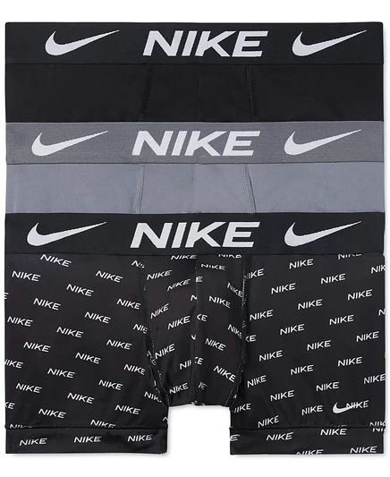 Мужские трусы-боксеры Nike DRI-FIT, 3 шт., черные
