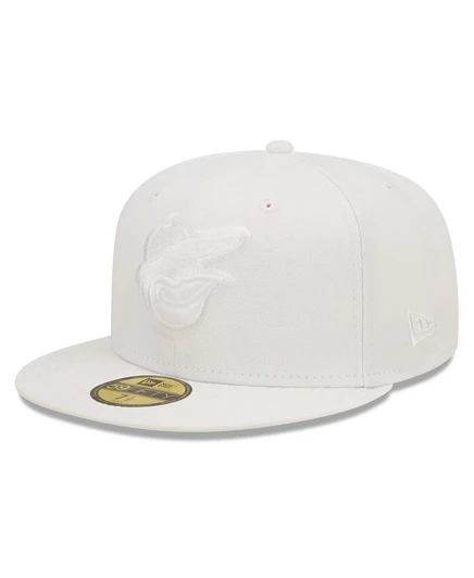 Мужская кепка New Era Orioles 59FIFTY, белая