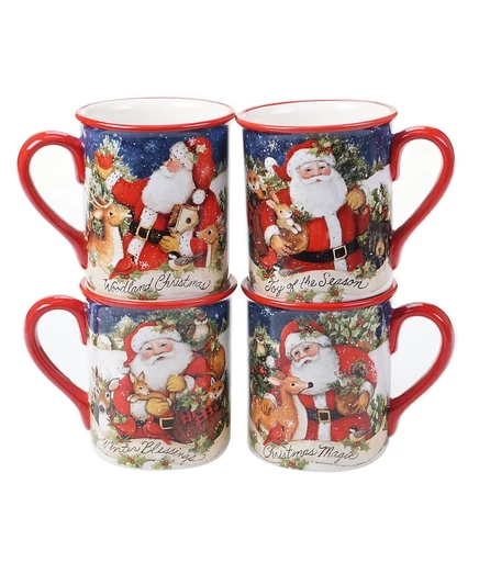 Кружки Certified International Magic Christmas, ассорти