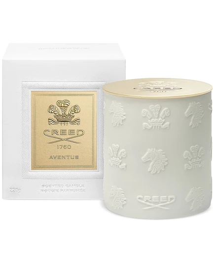 Фарфоровая свеча Creed Aventus, 220 г, белая