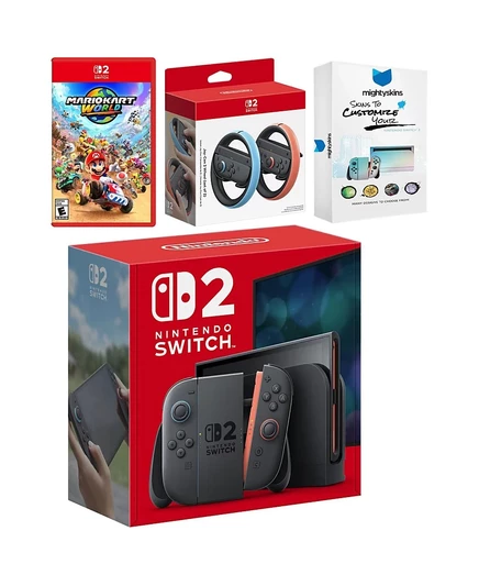 Игровая консоль Nintendo Switch 2, комплект Mario Kart, серая
