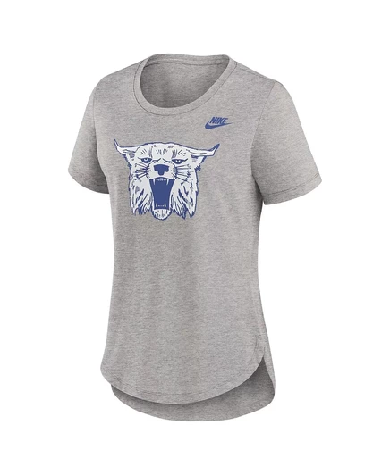 Женская трехслойная футболка Nike Heather Gray Kentucky Wildcats Legacy от Nike heather gray