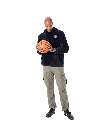 Мужская и женская толстовка The Best Hoodie от Jill Martin Philadelphia 76ers оверсайз  black