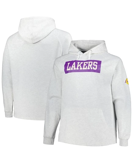 Мужская худи fanatics los angeles lakers, серая