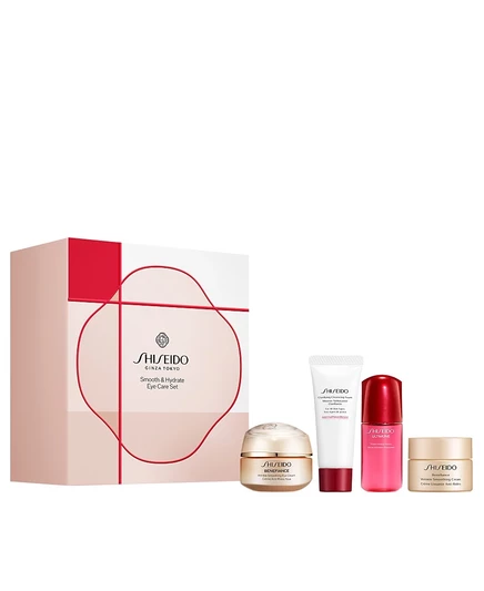 Shiseido, 4 шт. Подарочный набор для разглаживания и увлажнения кожи вокруг глаз без цвета