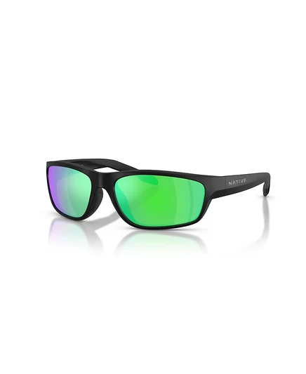 Мужские поляризованные прямоугольные солнцезащитные очки Native Eyewear, черные Craggy XD9051