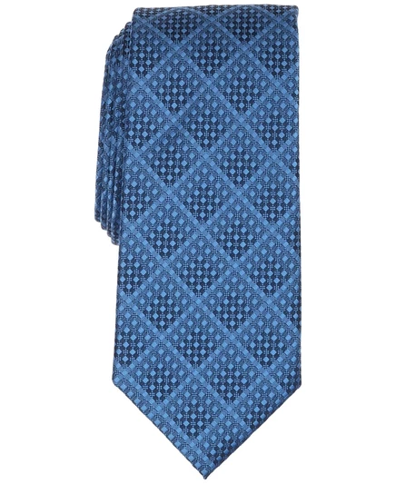 Мужской галстук Perry Ellis Gaston Abstract синего цвета