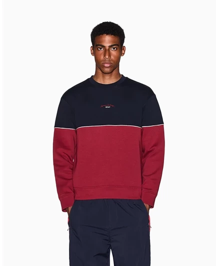 Мужской свитшот AX Armani Exchange Color Block, сине-красный