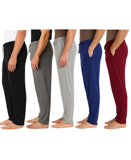 Мужские классические брюки из 5 комплектов от Galaxy By Harvic black, charcoal, heather gray, navy, burgundy