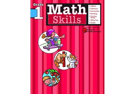 Рабочая тетрадь Math Skills Grade 1, Flash Kids