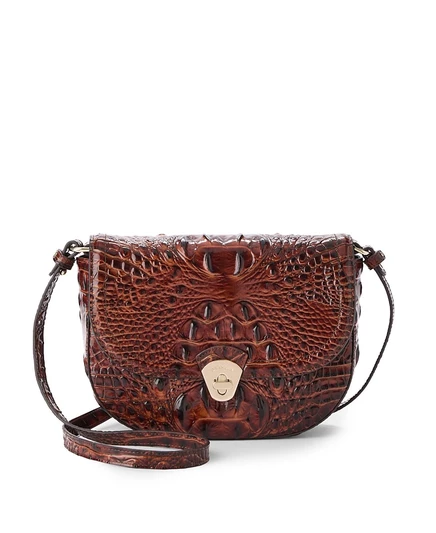 Женская сумка кроссбоди Brahmin Portia Melbourne, розовая