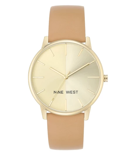 Женские часы Nine West NW-1996CHCM, 40 мм, светло-коричневые