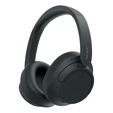 Гибридные проводные и беспроводные наушники Sony WHCH720N/B с функцией шумоподавления Bluetooth черного цвета