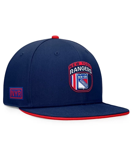 Мужская кепка Fanatics New York Rangers 2024, синяя