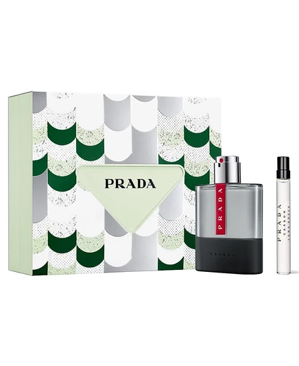 PRADA, 2 шт. Подарочный набор туалетной воды Luna Rossa Carbon без цвета