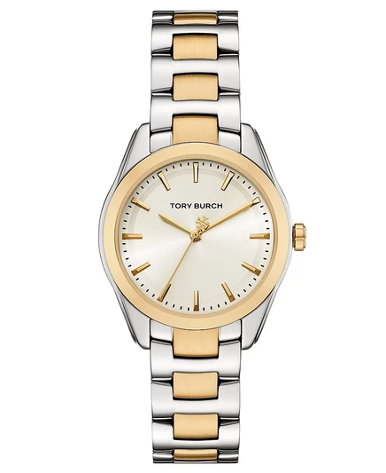 Женские часы Tory Burch The Miller 34 мм, двухцветные