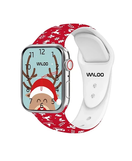 Силиконовый ремешок в рождественском стиле Waloo для Apple Watch