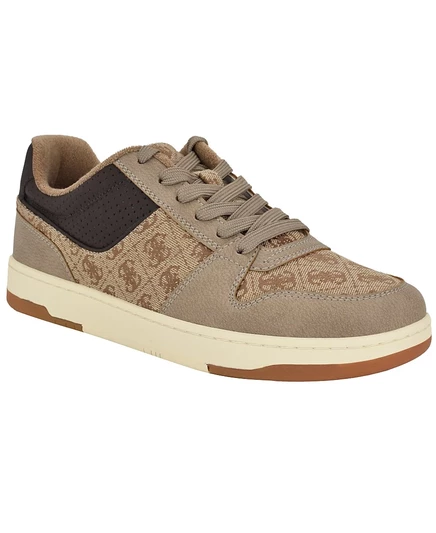 Мужские кроссовки Guess Tryon шнуровка, бежевые
