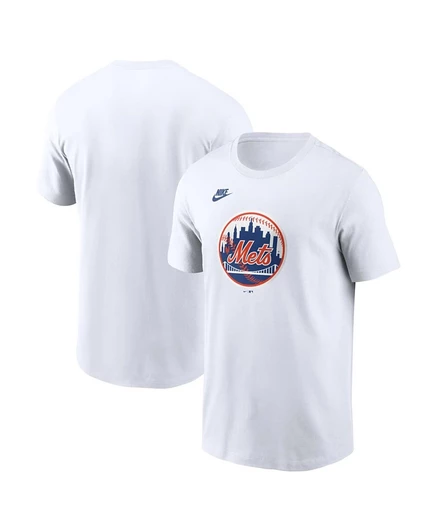 Мужская футболка Nike New York Mets Cooperstown, белая