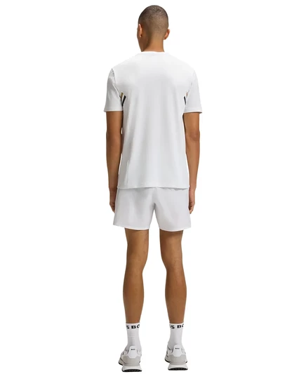 Мужская приталенная футболка Hugo Boss white