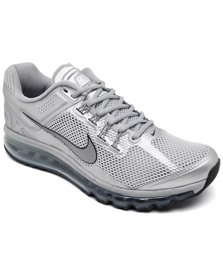  Мужские повседневные кроссовки Air Max 2013 от Finish Line met silver
