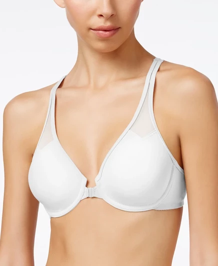  Облегающий бюстгальтер Body by Racerback на косточках спереди 65124 white