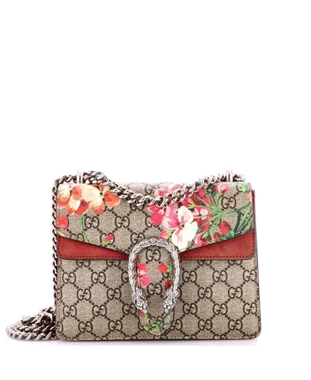 Женская сумка Gucci Mini Dionysus GG, коричневая