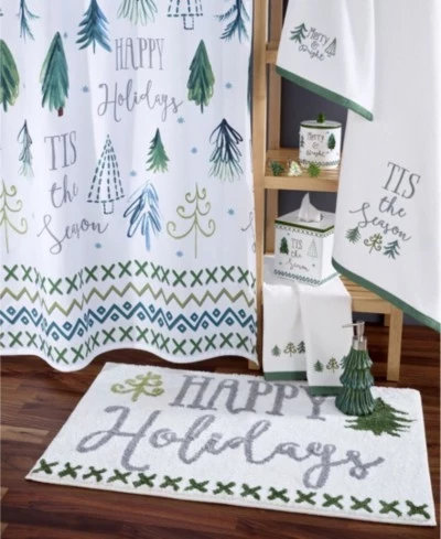 Набор аксессуаров для ванной Avanti Christmas Trees