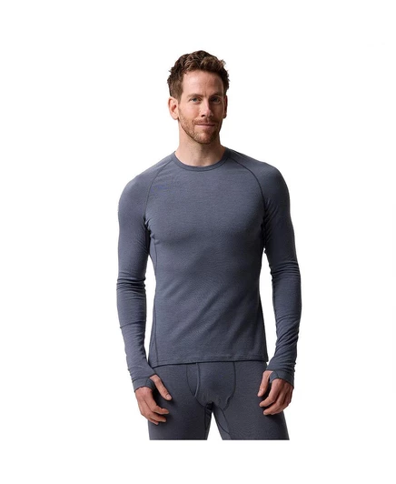Мужские легкие длинные нижние топы Cedars RWS Merino Lt-Wt Baselayer Crew Top turbulence