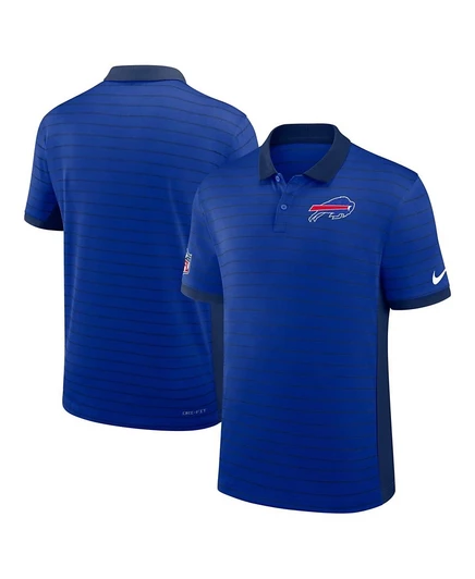 Мужская футболка-поло Nike Buffalo Bills Sideline, синяя