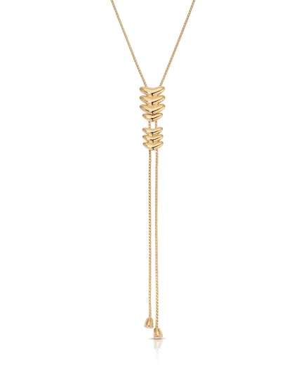 Металлическое колье ETTIKA Moderna Bolo gold