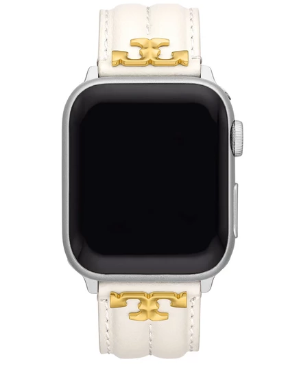 Женский кожаный ремешок цвета слоновой кости для Apple Watch, 38-45 мм white
