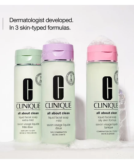 Жидкое очищающее Clinique All About Clean для жирной кожи