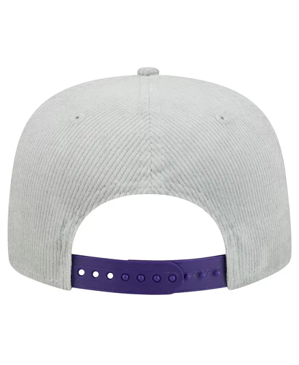 Мужская серая вельветовая кепка-снэпбэк для гольфа Phoenix Suns Throwback от New Era gray