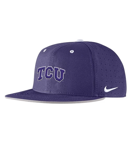Мужская бейсболка Nike TCU Horned Frogs On-Field, фиолетовая